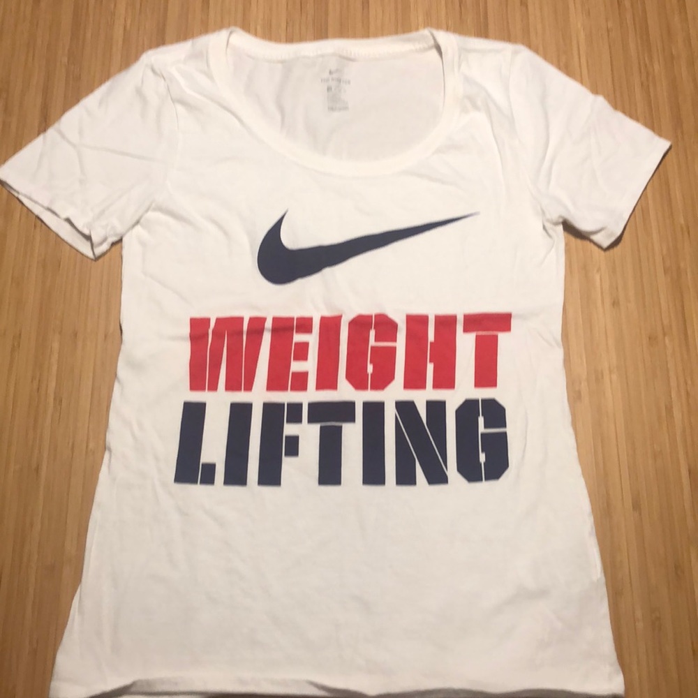 Nike Weight Lifting shirt, scoop neck. XS.